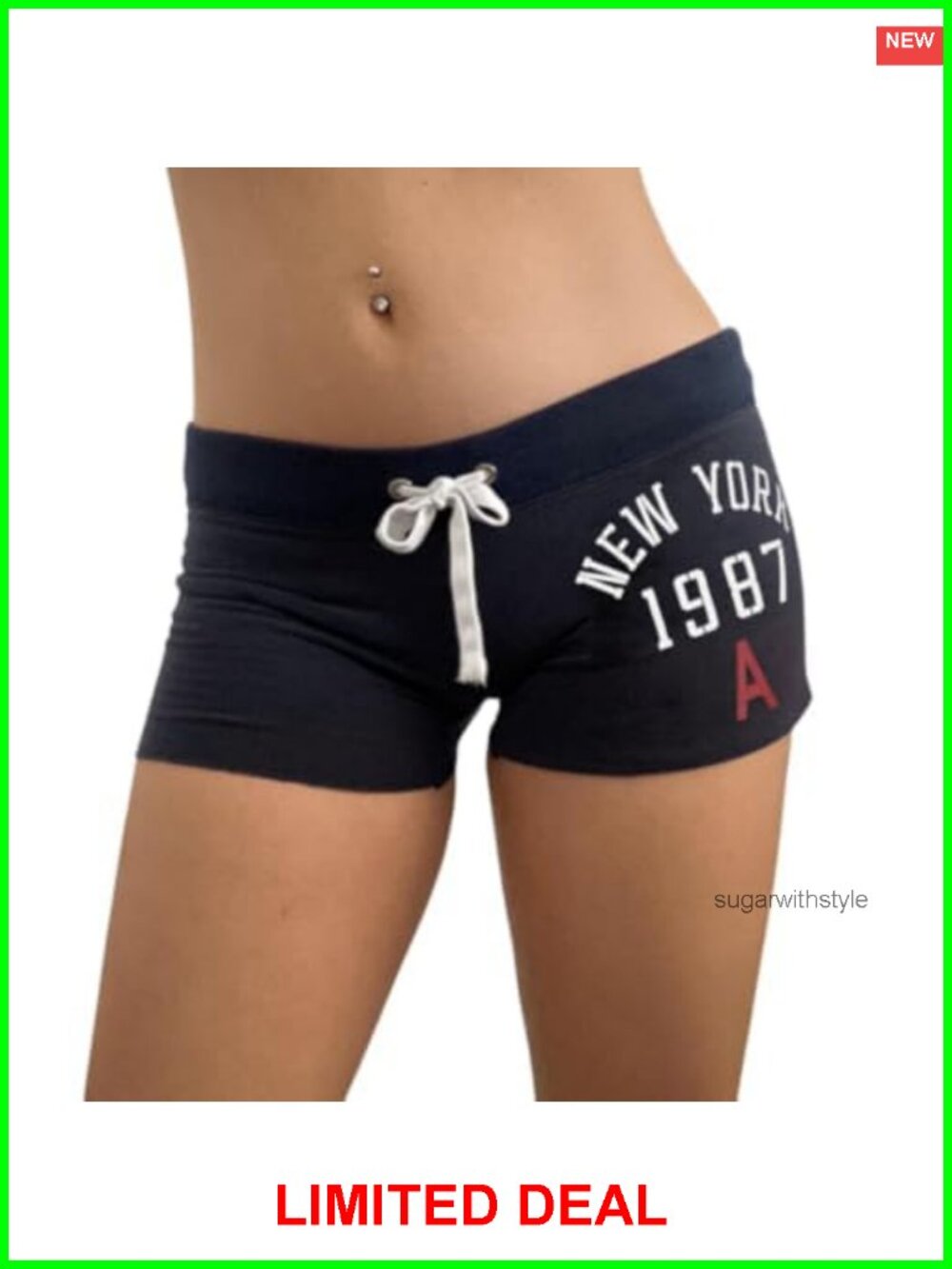 Women's Micro Low Rise Drawstring Athletic Shorts Y2K Retro Lounge Summer
